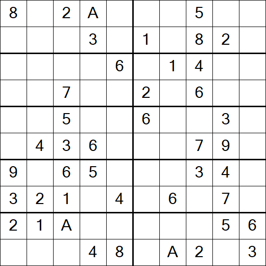 Sudoku 10x10 - Easy