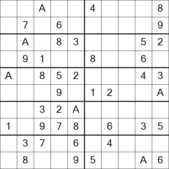 Sudoku 10x10 - Easy