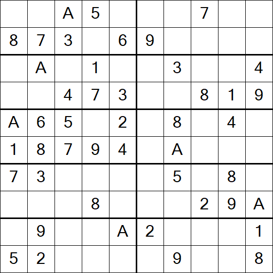 Sudoku 10x10 - Easy