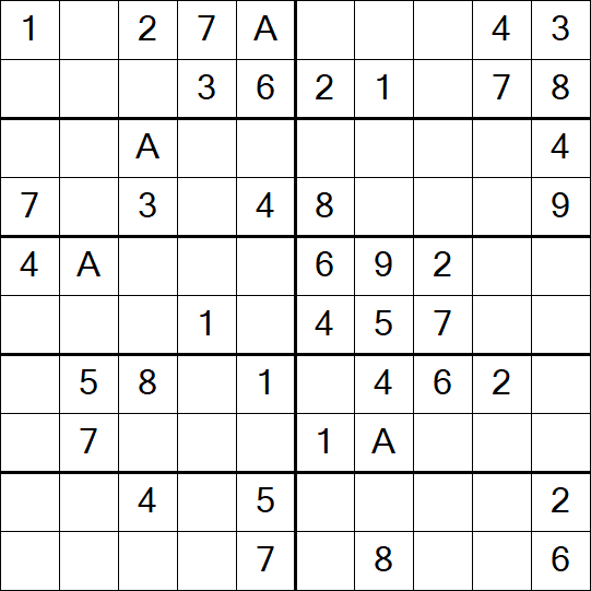 Sudoku 10x10 - Easy