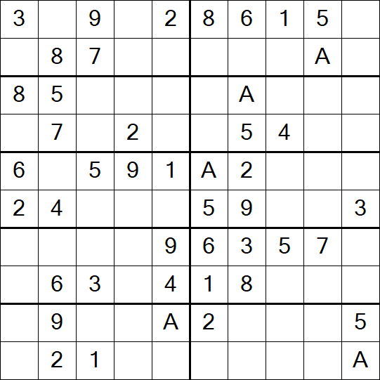 Sudoku 10x10 - Easy