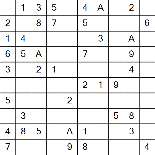 Sudoku 10x10 - Fácil