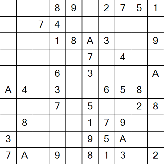Sudoku 10x10 - Fácil