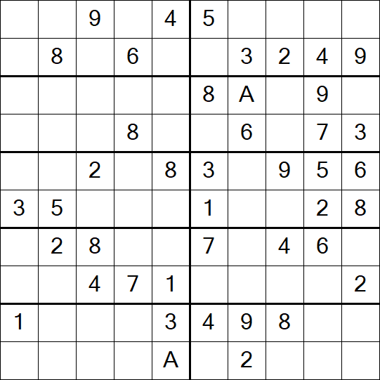 Sudoku 10x10 - Fácil