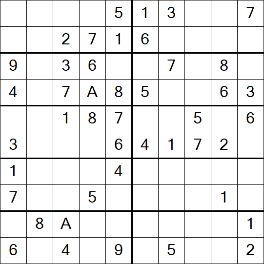 Sudoku 10x10 - Fácil