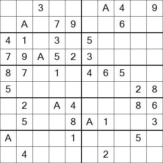 Sudoku 10x10 - Fácil