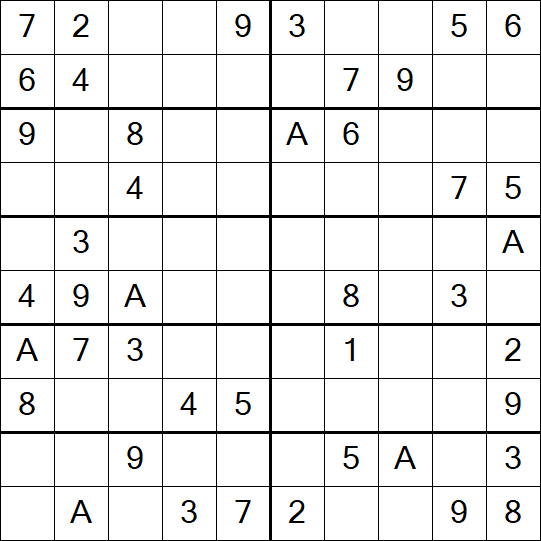 Sudoku 10x10 - Fácil