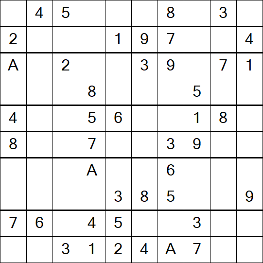 Sudoku 10x10 - Easy