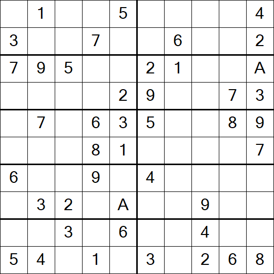 Sudoku 10x10 - Einfach