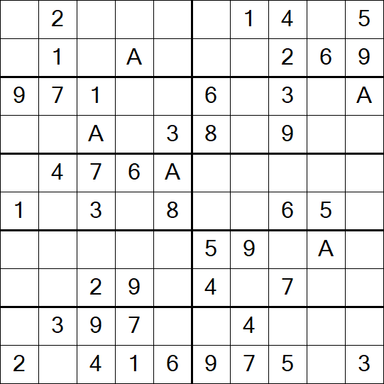 Sudoku 10x10 - Einfach