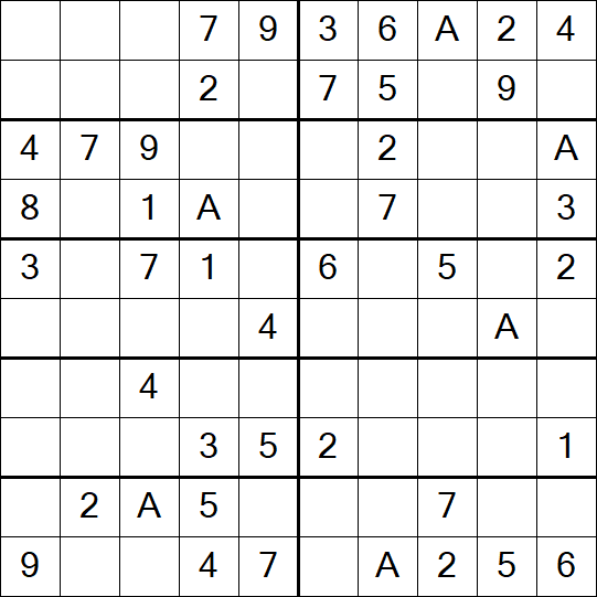 Sudoku 10x10 - Easy