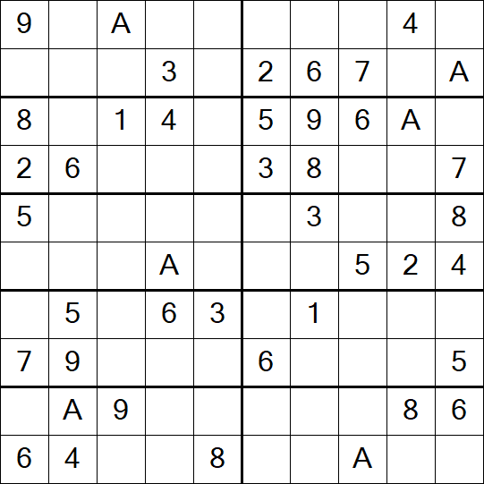 Sudoku 10x10 - Easy