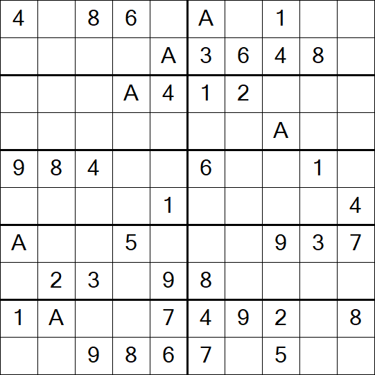 Sudoku 10x10 - Easy