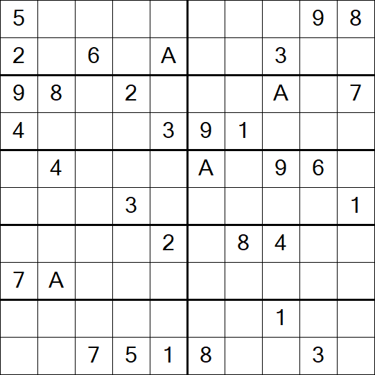 Sudoku 10x10 - Difficile
