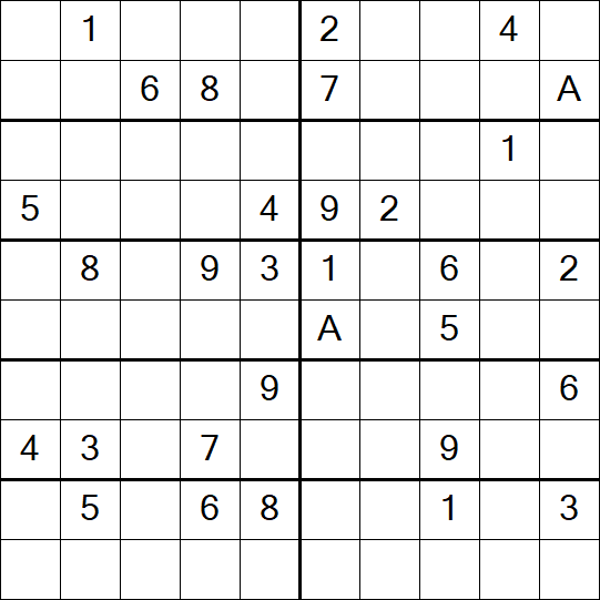 Sudoku 10x10 - Difficile