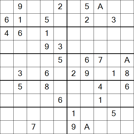 Sudoku 10x10 - Difficile