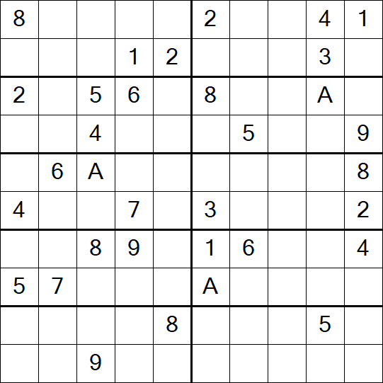 Sudoku 10x10 - Difficile