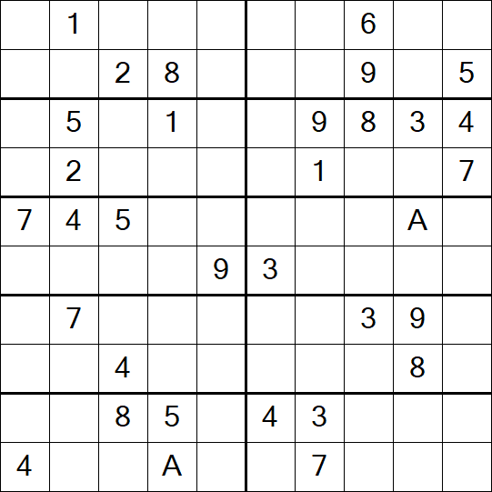 Sudoku 10x10 - Difícil