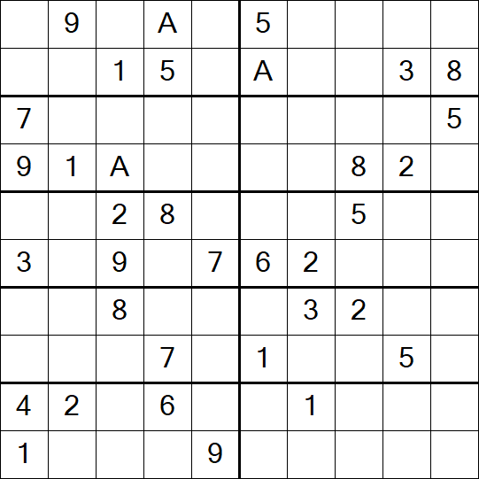 Sudoku 10x10 - Difícil