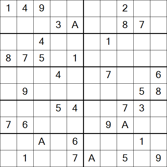 Sudoku 10x10 - Difficile