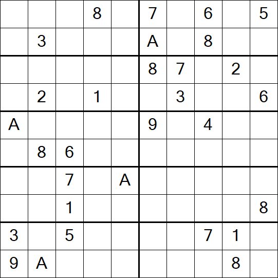 Sudoku 10x10 - Difficile