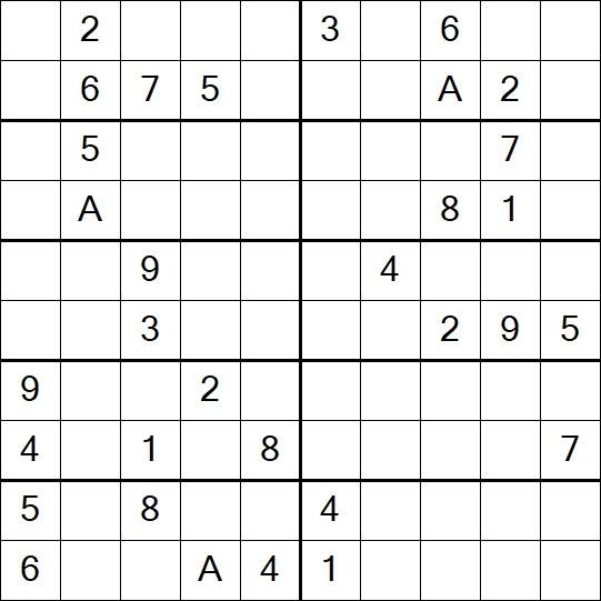 Sudoku 10x10 - Difficile