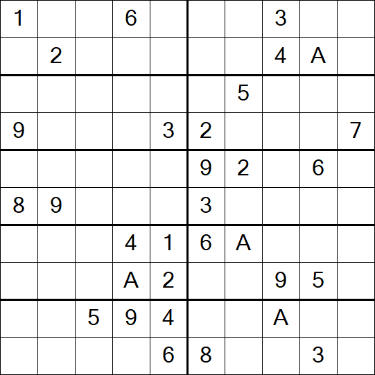 Sudoku 10x10 - Difficile