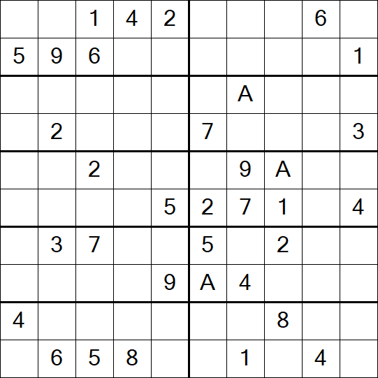 Sudoku 10x10 - Difficile
