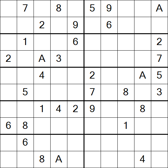 Sudoku 10x10 - Difficile