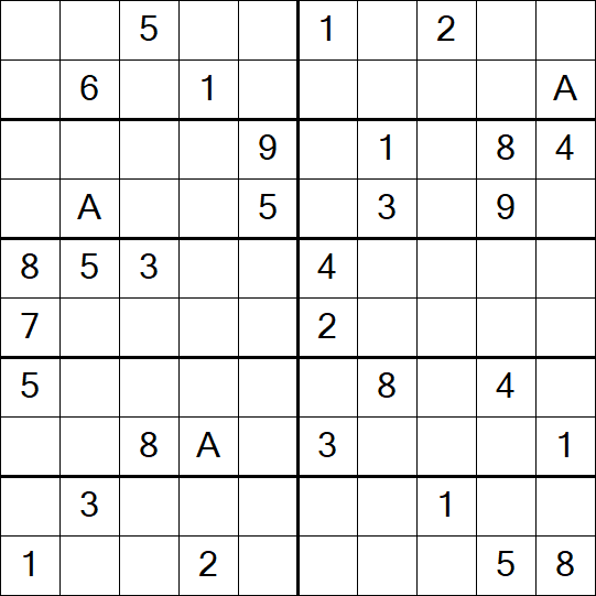 Sudoku 10x10 - Difficile