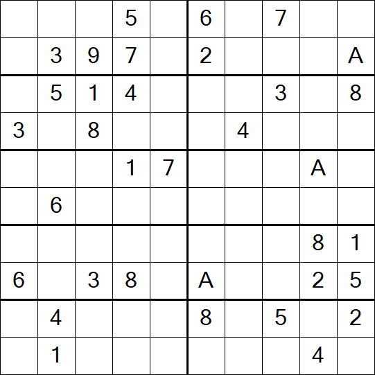 Sudoku 10x10 - Difficile