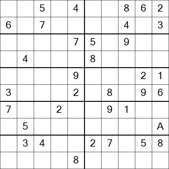 Sudoku 10x10 - Difficile
