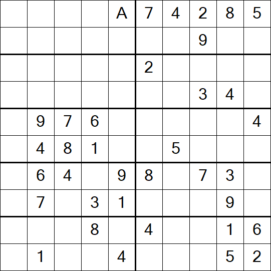 Sudoku 10x10 - Difficile