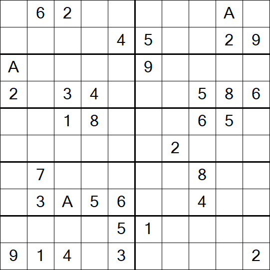 Sudoku 10x10 - Difficile
