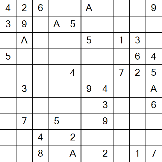 Sudoku 10x10 - Difficile