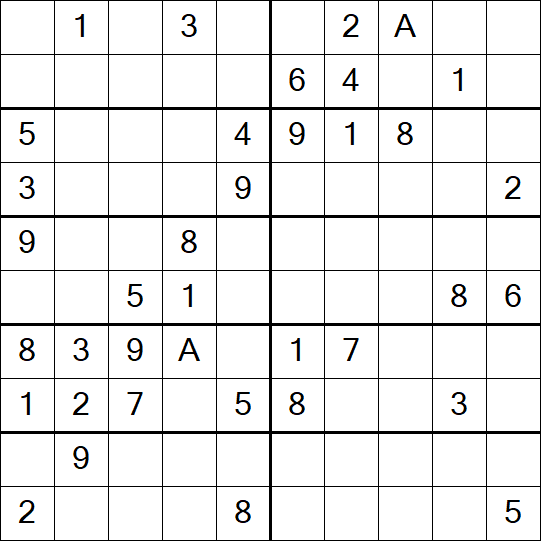 Sudoku 10x10 - Difícil