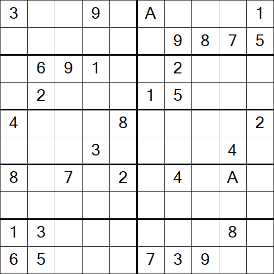 Sudoku 10x10 - Difícil