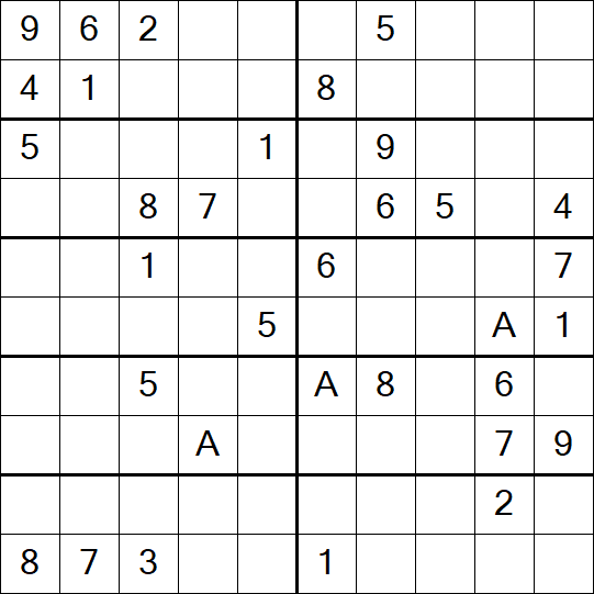Sudoku 10x10 - Difícil