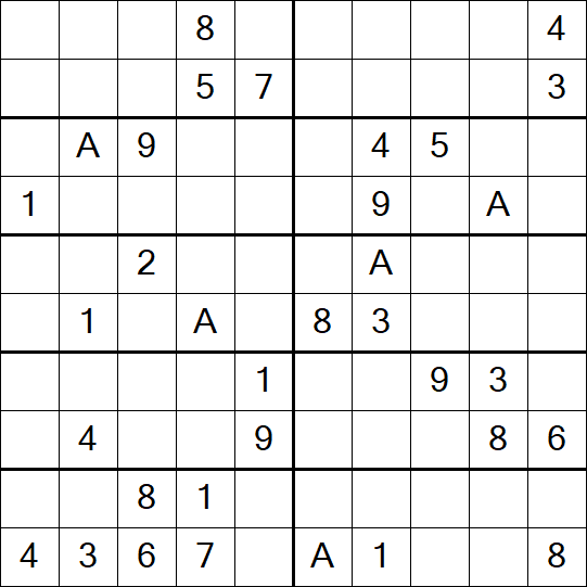 Sudoku 10x10 - Hard