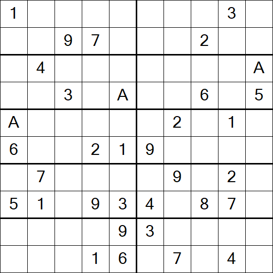 Sudoku 10x10 - Hard