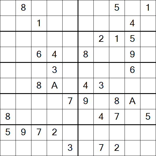Sudoku 10x10 - Hard
