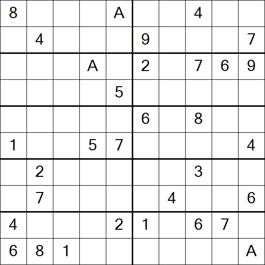 Sudoku 10x10 - Hard