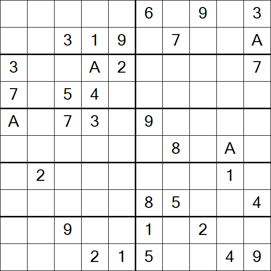 Sudoku 10x10 - Difficile