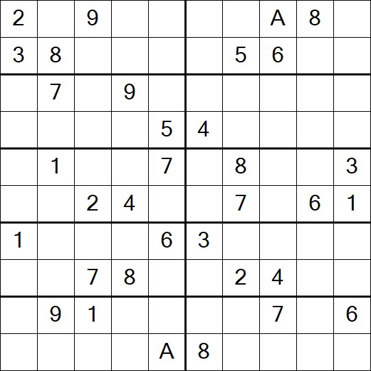 Sudoku 10x10 - Hard