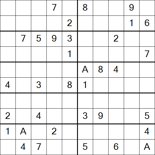 Sudoku 10x10 - Hard