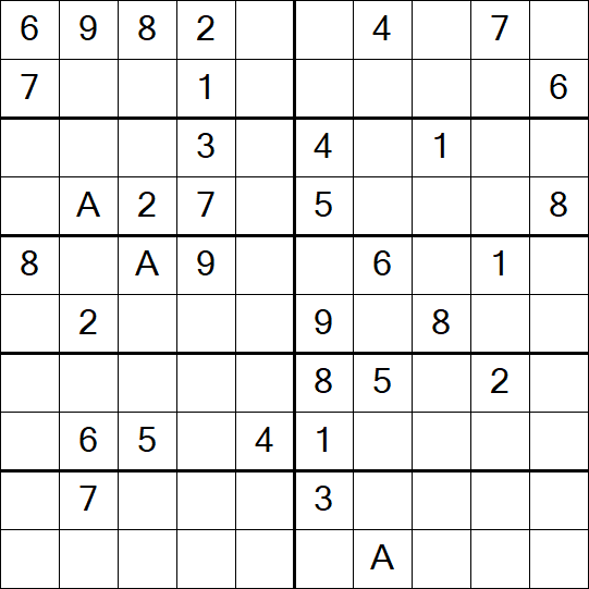 Sudoku 10x10 - Hard