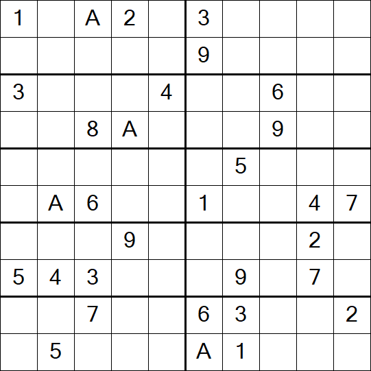 Sudoku 10x10 - Difficile