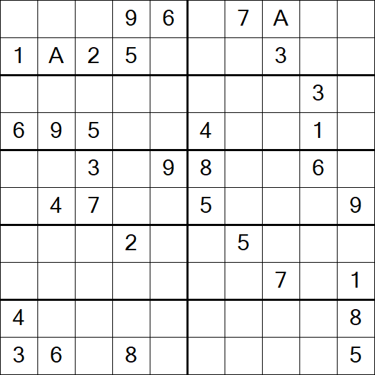 Sudoku 10x10 - Difficile