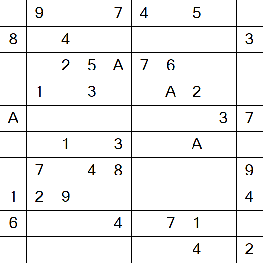 Sudoku 10x10 - Difficile