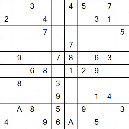 Sudoku 10x10 - Difficile